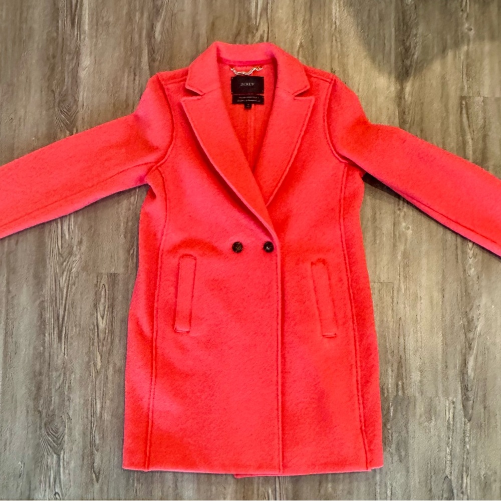 J. Crew: Daphne Topcoat in Italian BoiledWool